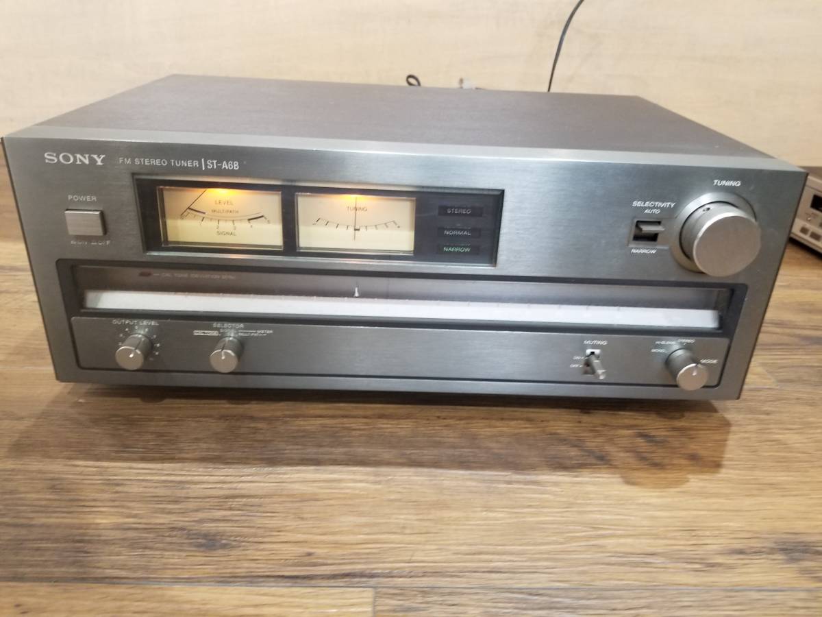 アカウント □【43515】中古骨董オーディオ☆SONY ソニー FMステレオチューナー ST