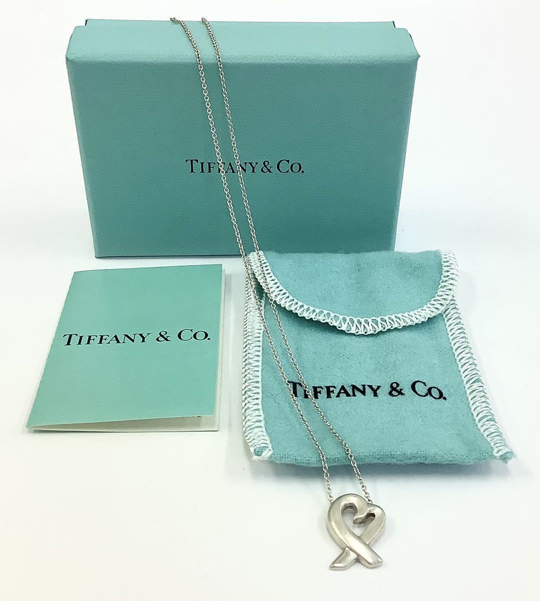 TIFFANY&Co. ティファニー ラビング ハート シルバーネックレス SV925