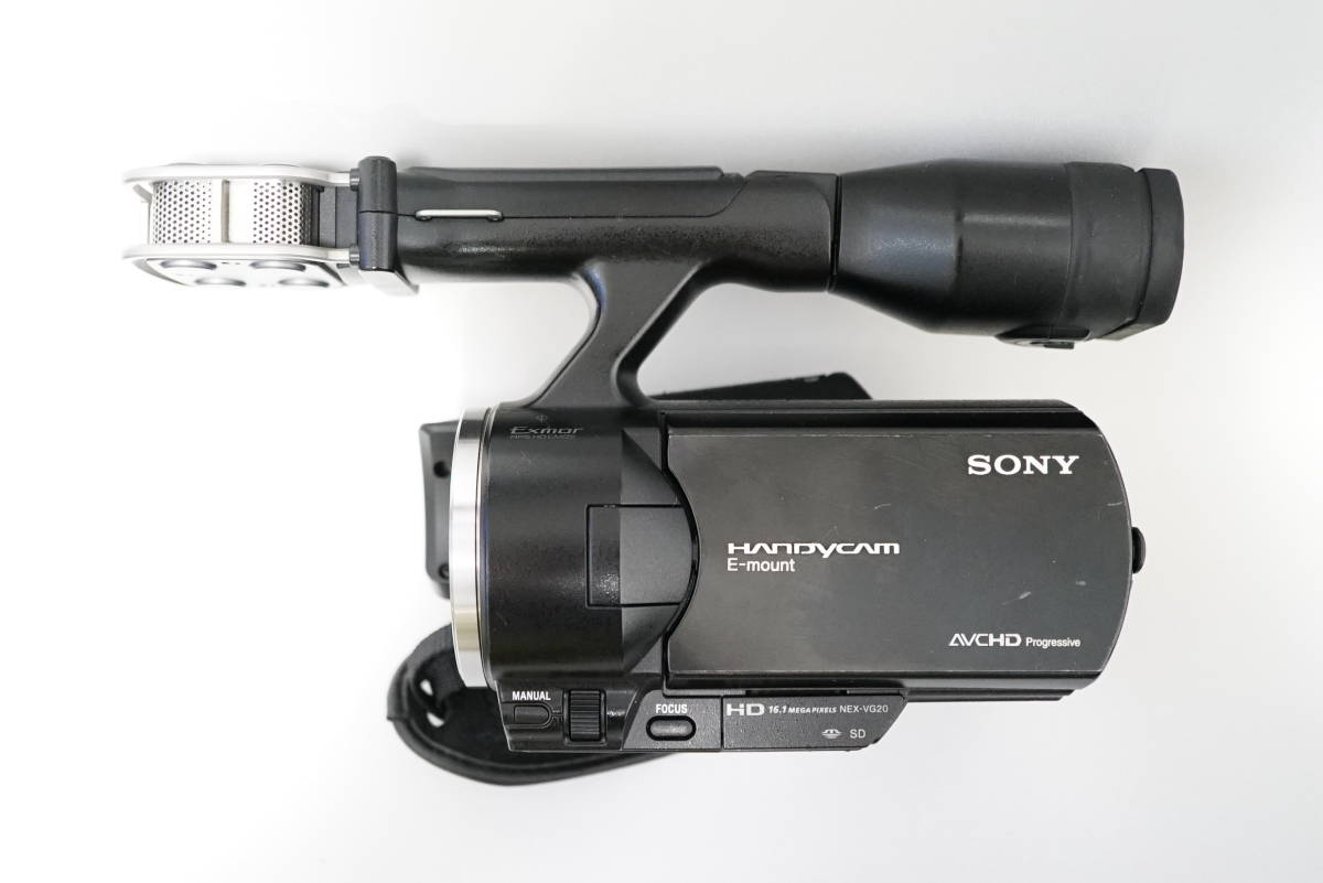 SONY NEX-VG20 Eマウント レンズ交換式 ビデオ カメラ ボディ 