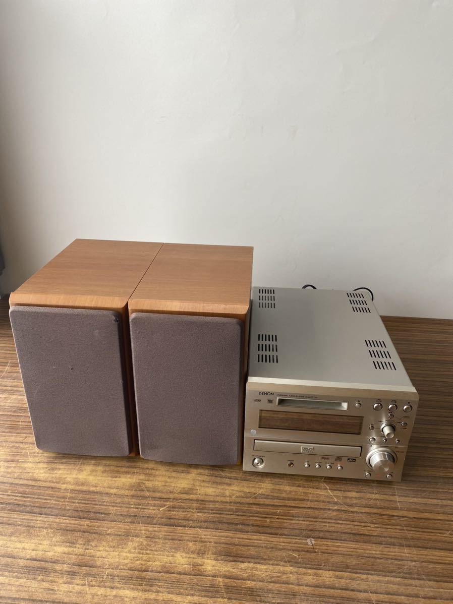 DENON デノンCD/DVD/MDチューナーアンプ D-MS777DVスピーカー USC