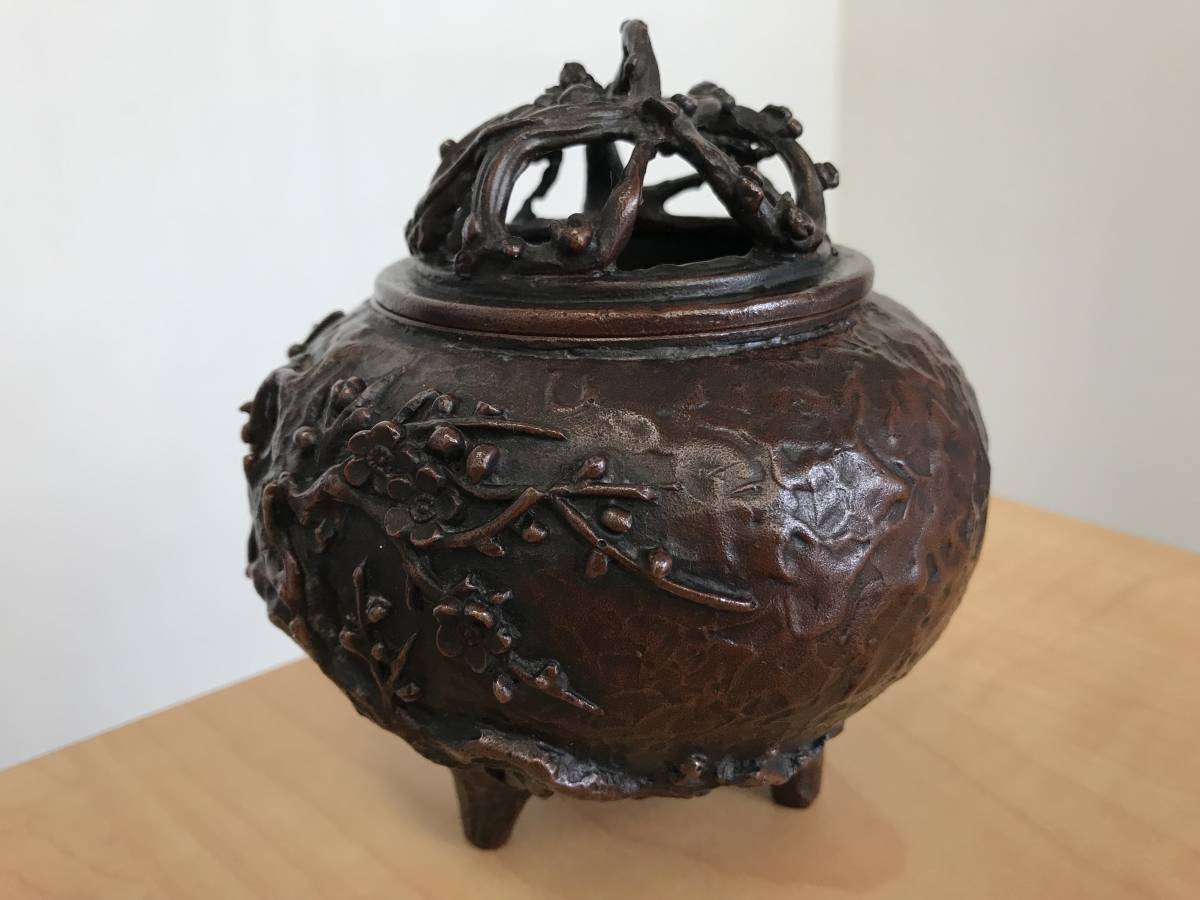 Yahoo!オークション - 「鋳銅香炉」工芸品の落札相場・落札価格 時代物