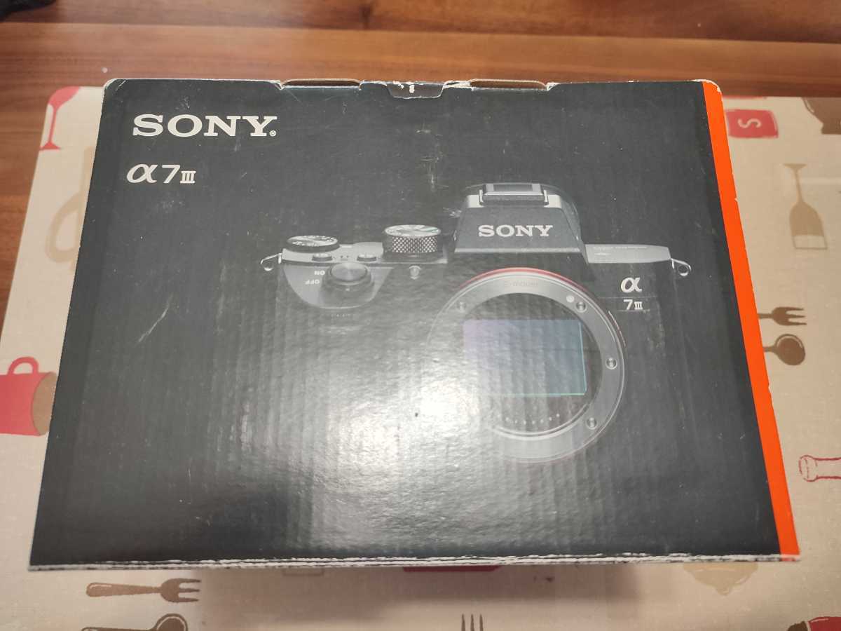 【美品】SONY α7III ILCE-7M3 箱・取説等無し ソニー SONY α7 III ILCE-7M3 元箱 マニュアル カメラ無し SONY ソニー