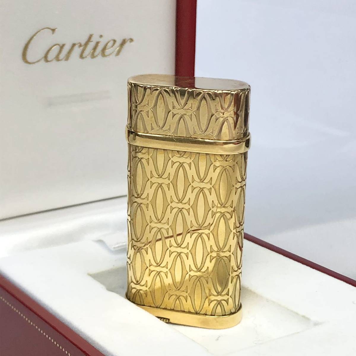 ST-84 Cartier ガスライター カルティエ スリム ゴールド DECOR ST-84 Cartier ガスライター カルティエ スリム ゴールド DECOR