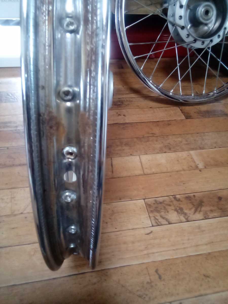 AA01 フロントホイール : スーパーカブ50 スーパーカブ C50 スーパー KITACO スーパーカブ50DX 0 F - ホンダ・スーパーカブ・純正フロントホイール・C50\u2044AA01-毎日更新 純正フロントホイール フロント 中古品