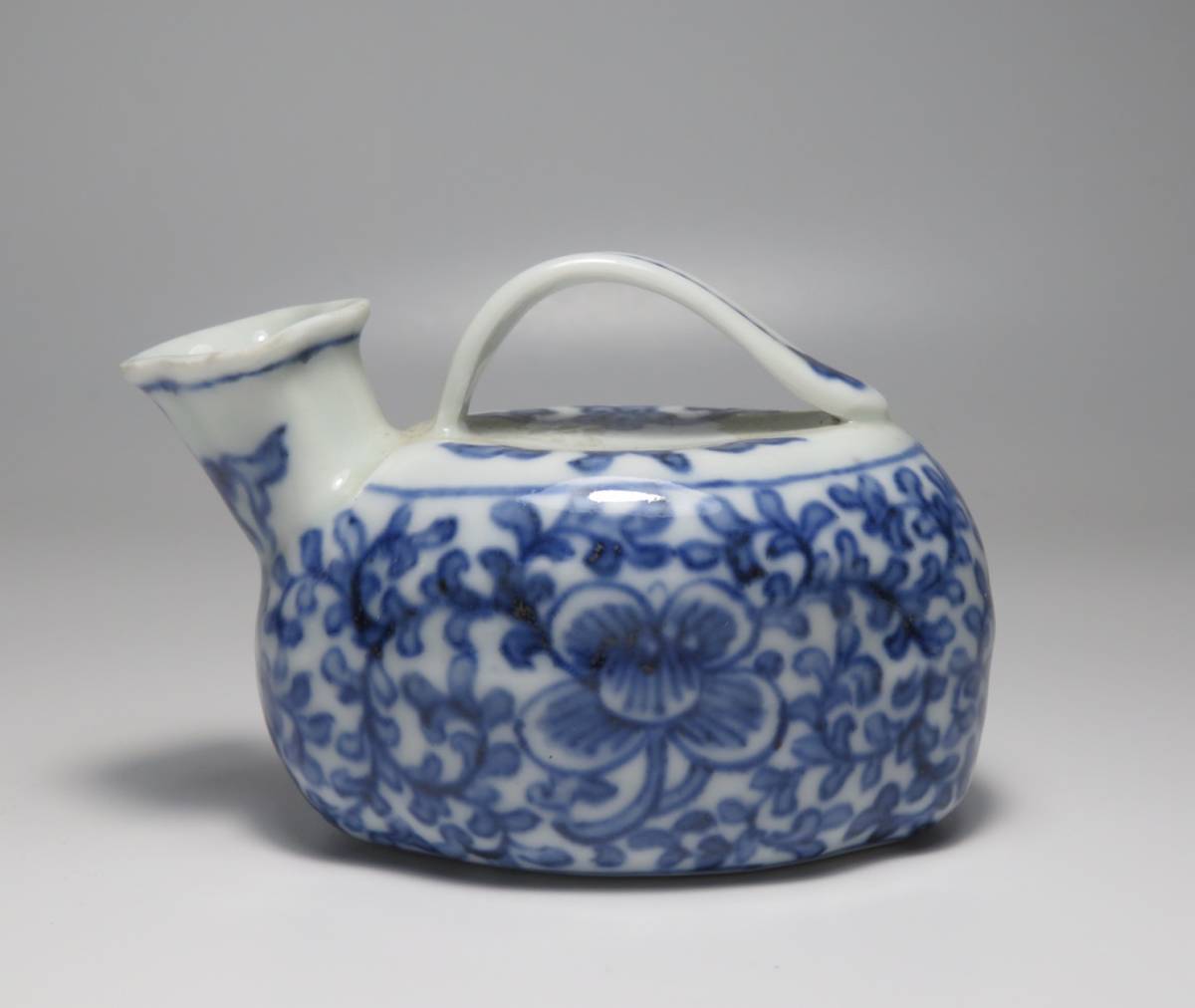 初期伊万里 くらわんか 網手 染付 茶碗 茶道具 古美術 無傷 美品 茶碗
