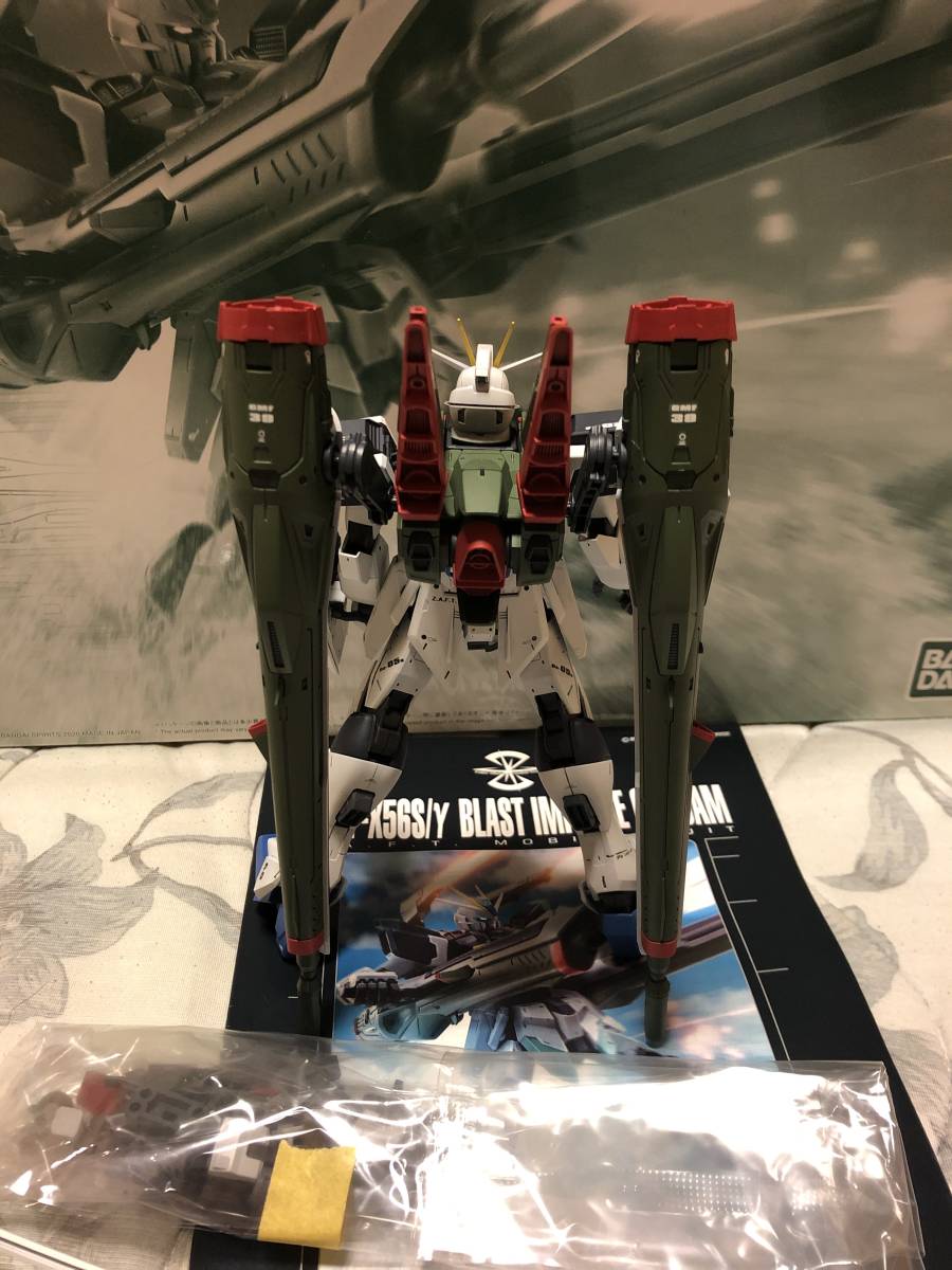 mg ブラストインパルスガンダム 塗装完成品 mgブラストインパルス