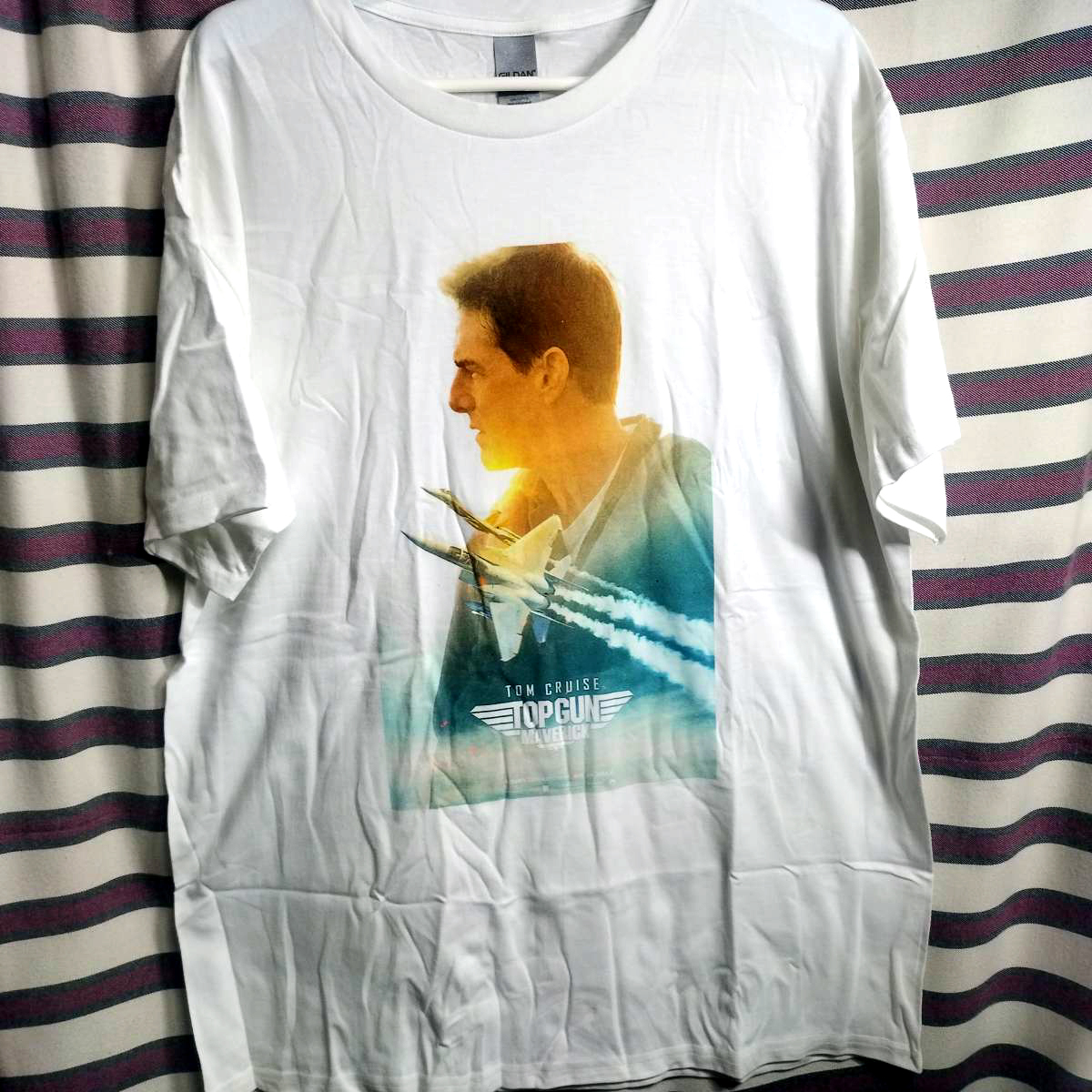 定番，低価 最新作 トップガン マーヴェリック Top Gun: Maverick ビッグプリント Tシャツ Lサイズ 映画 トムクルーズa(Tシャツ)｜売買されたオークション情報、yahooの商品情報をアーカイブ公開 - オークファ Tシャツ