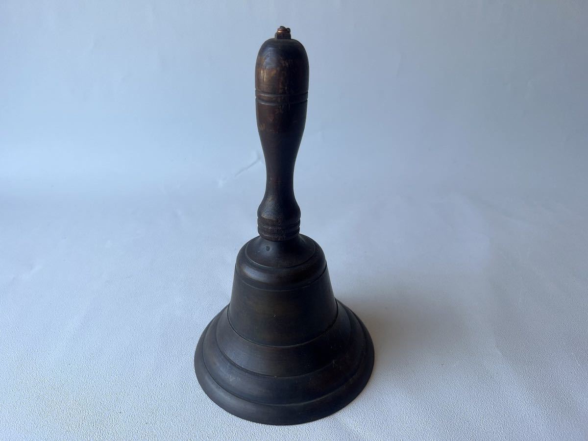 昭和レトロ 真鍮製 ハンドベル 呼び鈴 鐘 ビンテージ アンティーク