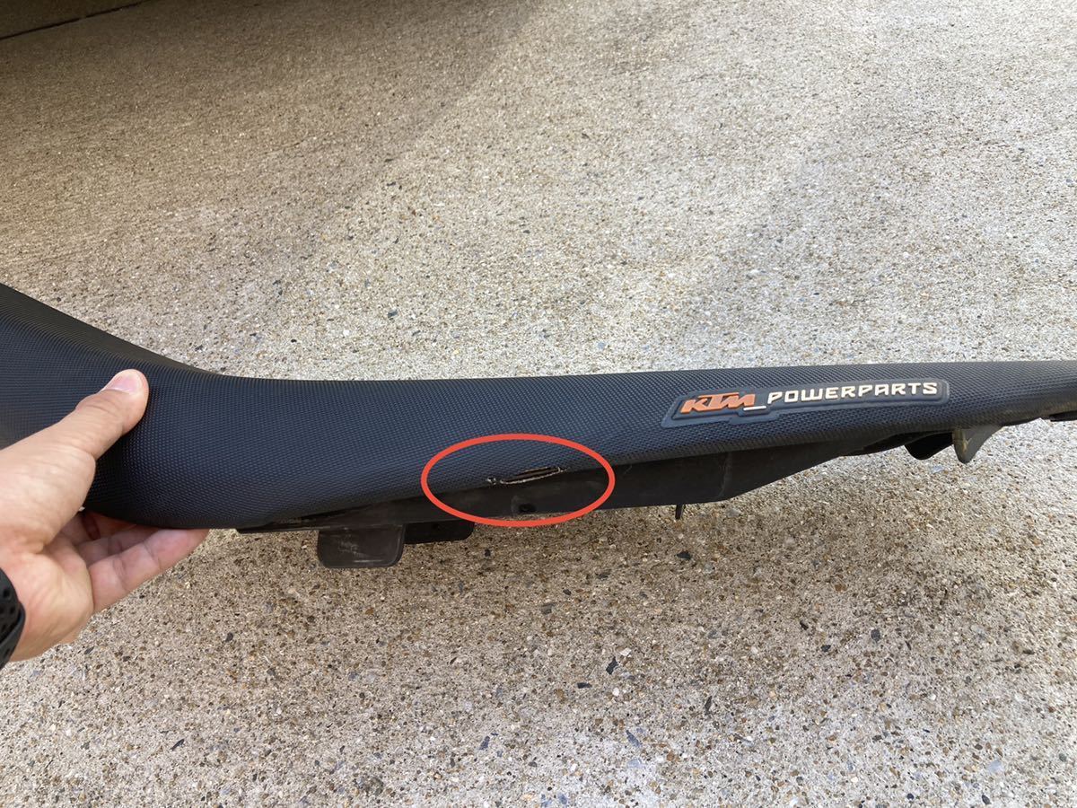 送料無料】KTM250EXC 2012〜2016 ローシート パワーパーツ