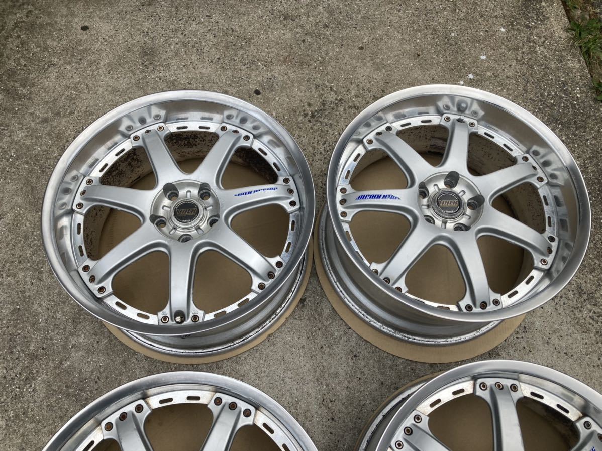 RAYSボルクレーシング GT-7 7Jx17 5H PCD100インセット42深リム! RAYS 