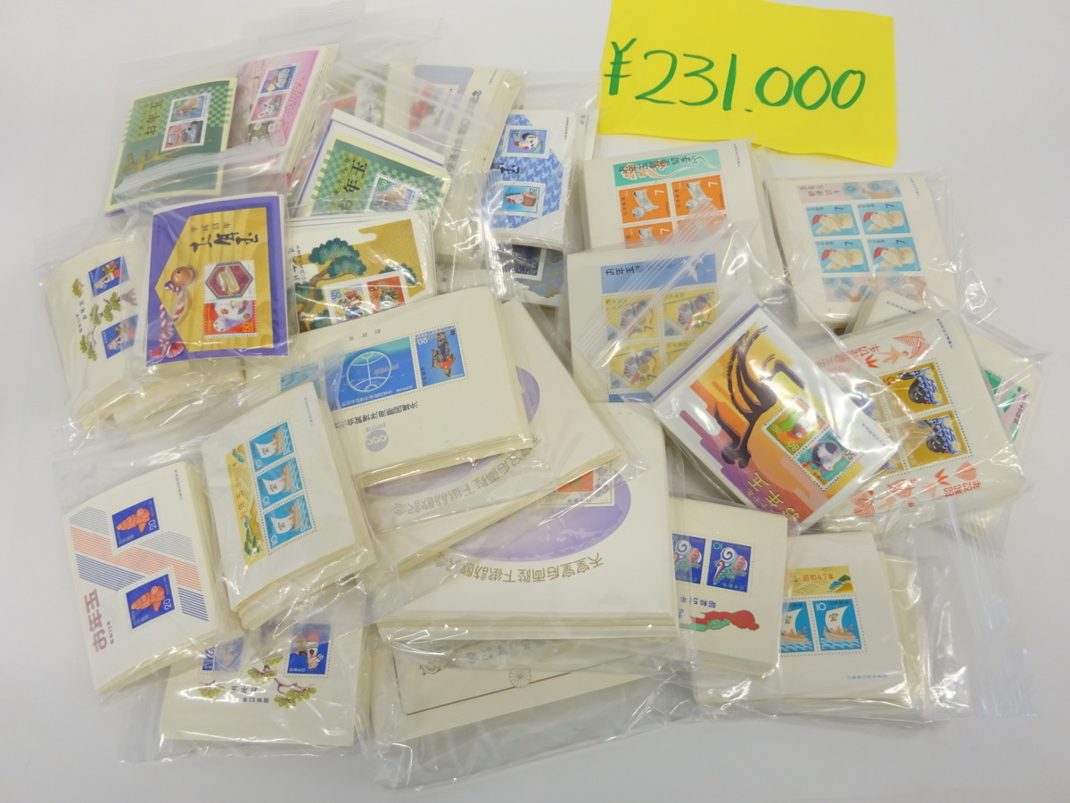 KN2U】大量！額面約8万8380円！未使用 切手 お年玉切手/切手シート