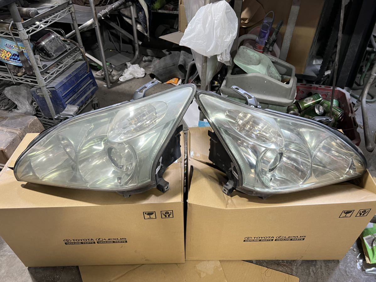 ハリアー30純正 HID ヘッドライト 左右セット ハリアー 0 AFS付き左右
