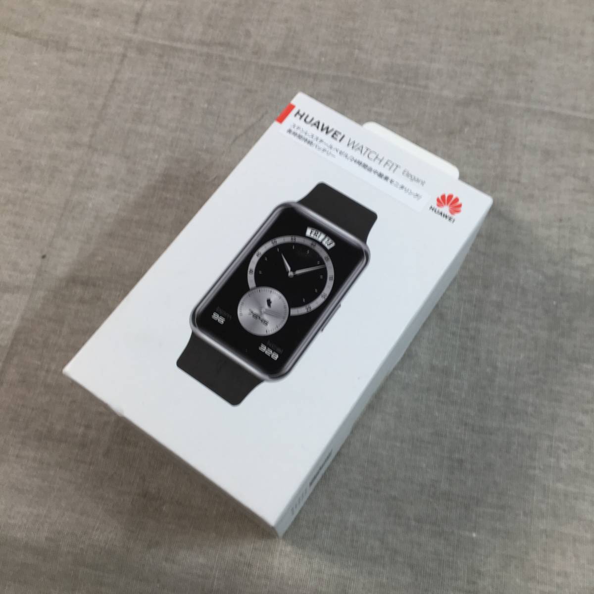現状品 HUAWEI Watch FIT Elegant スマートウォッチ ミッドナイト 
