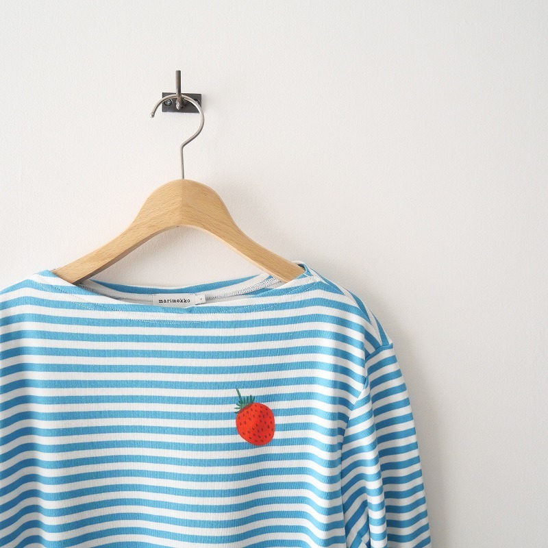 2021SS今季 / marimekko マリメッコ / Nauttia Mansikka Placement ワンピース / S 2107-0013