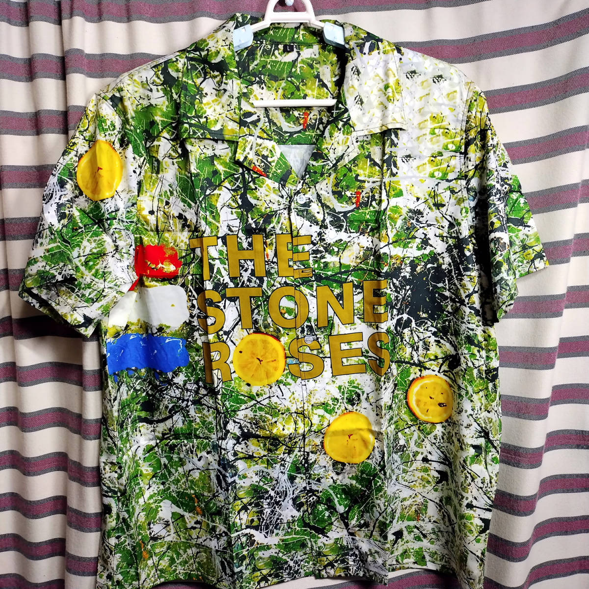 【豊富な，2026】 ザ ストーン ローゼズ The Stone Roses 半袖シャツ 総柄デザイン アロハシャツ Lサイズ 海外製 マイブラ OASIS バンドTシャツ(Tシャツ)｜売買されたオークション情報、yahooの商品情報をアーカイブ Tシャツ