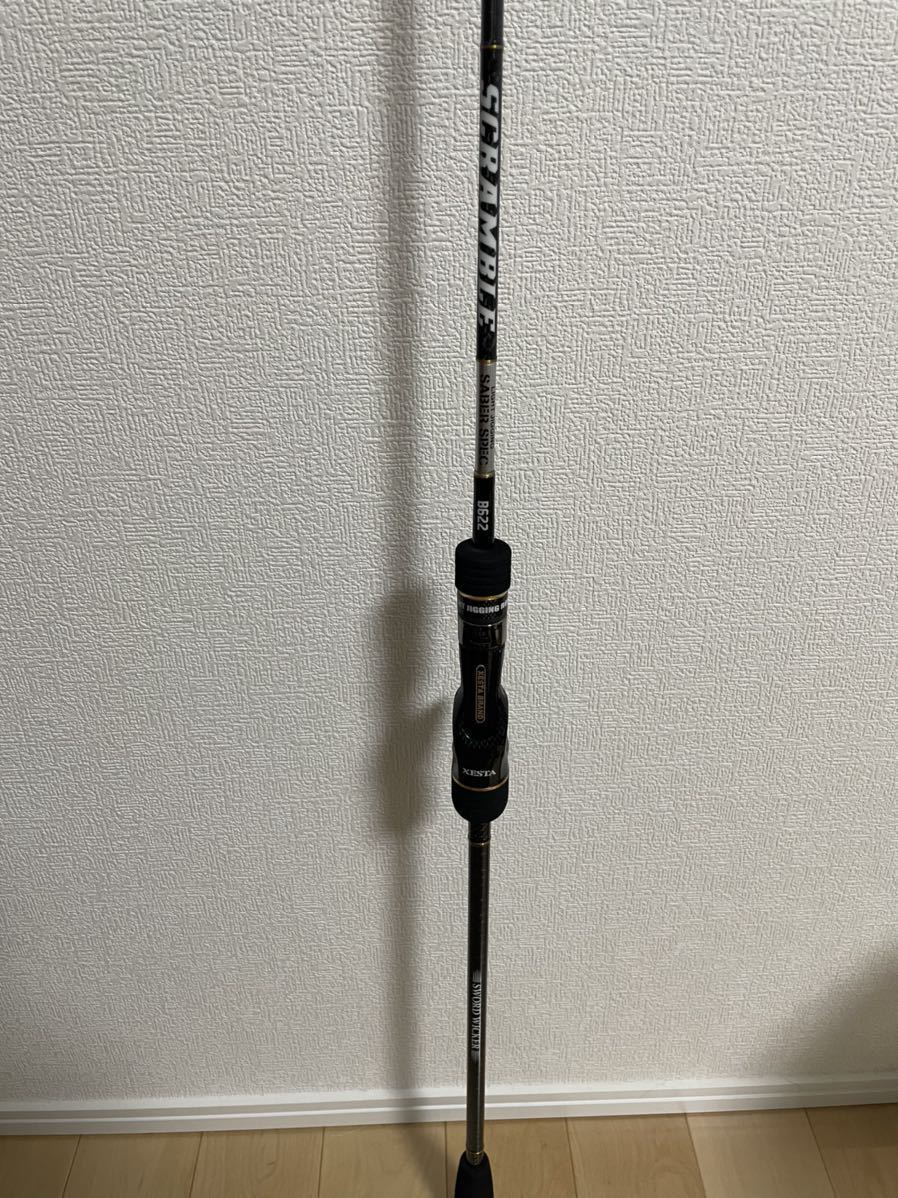 HOT，送料無料 XESTA SCRAMBLE B622 lightjigging SABER SPEC SWORD WICKER ゼスタ 太刀魚 ジギング 鏡牙(ルアーロッド)｜売買されたオークション情報、yahooの商品情報をアーカイブ公開 - オークファン ルアーロッド