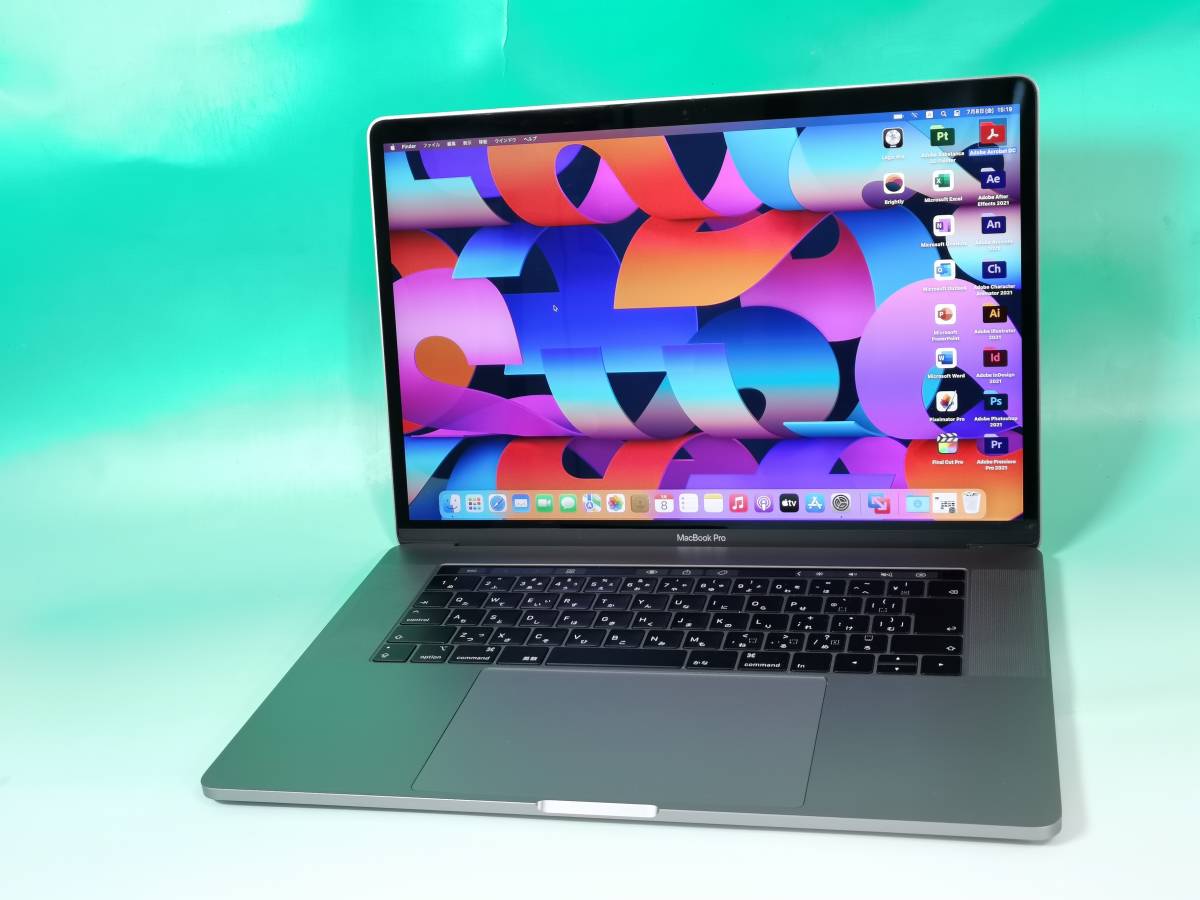 △ アップル MacBook Pro 15 2017 Touch Bar【 15.4型 Retina液晶 