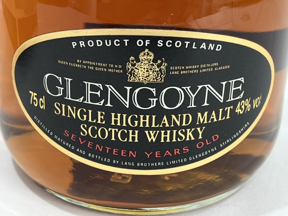 未開封　GLENGOYNE 17年 シングルモルトウイスキー A25 未開栓 GLENGOYNE 17年 グレンゴイン シングル ハイランド モルト