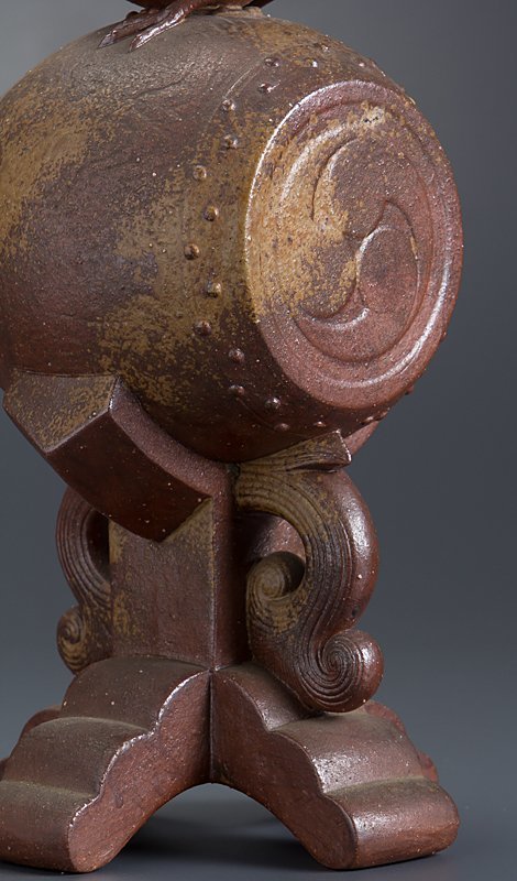 武用君彦 備前焼 干支置物「癸酉」 共箱共布栞 酉年 鶏 ニワトリ 鳥