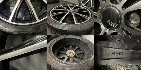 DUNLOP DIREZZA DZ101 225/40R18 夏タイヤ MAK SPORT KRONE SP-K1 18