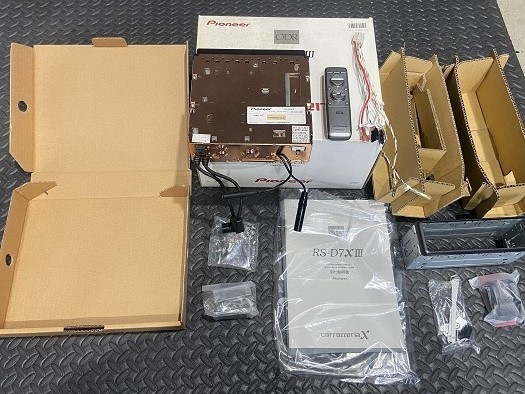 carrozzeriaX カロッツェリア X RS-D7XⅢ RS-P90X カスタムハーネス 外部入力 外箱 取説 ODR 中古 