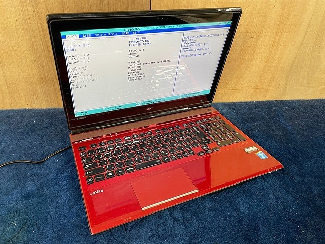 【大得価，お得】 SZE28662相 NEC LaVie L 15.6型 ノートPC PC-LL750MSR Core i7-4700MQ メモリ8GB HDD1TB 現状品 直接お渡し歓迎(15インチ～)｜売買されたオークション情報、yahooの商品情報をアーカイブ公開 - オークファン NEC