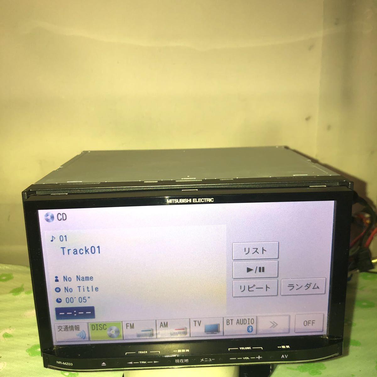 取付/取扱説明書付・Bluetooth対応☆三菱電機 メモリーナビ NR