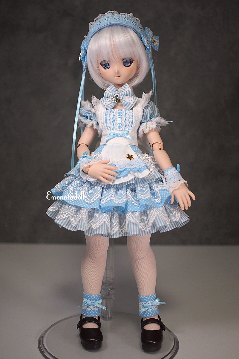 MDD 水色 公式通販 | 1&frasl;4 中華風メイド メイド ドール服 S胸 夏の予感 お洋服セット メイド服 衣装 ブラック もちあしサイズ用 トコトワスカイ