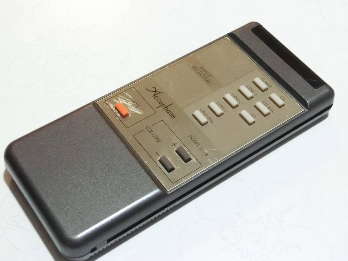 Accuphase アキュフェーズ 純正リモコン RC-10（希少品） Accuphase アキュフェーズ 純正リモコン RC-10（希少品） Accuphase