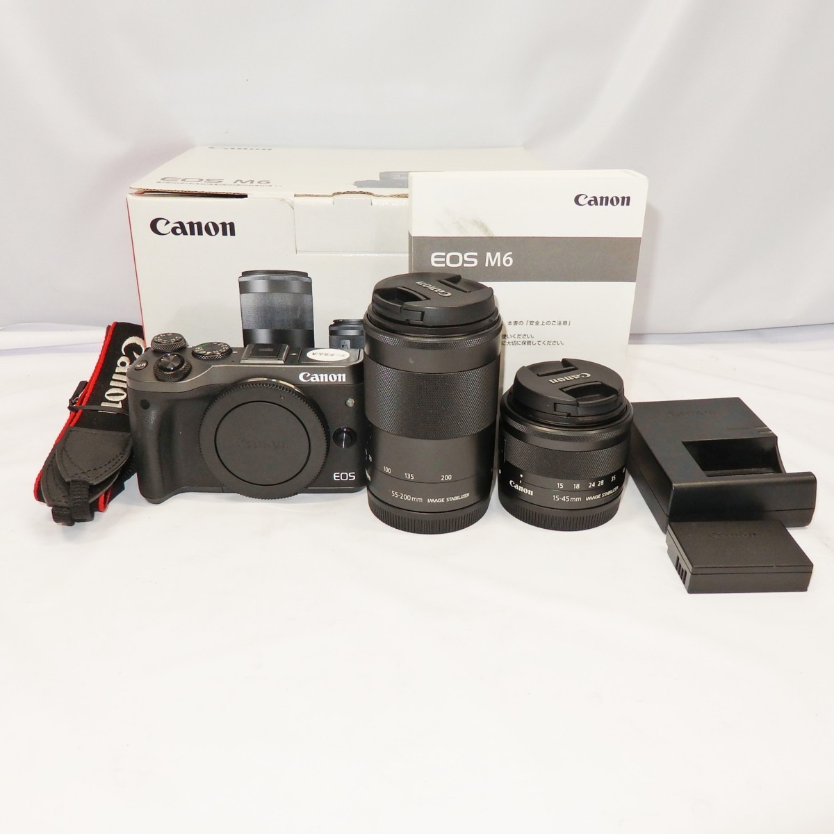 Canon EOS M6 ダブルズームキット15-45mm + 55-200mm