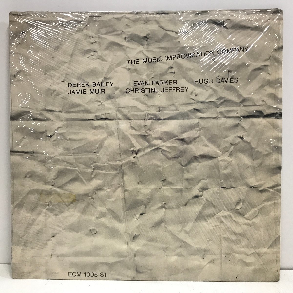 大得価，定番人気 US盤 LP THE MUSIC IMPROVISATION COMPANY / DEREK BAILEY EVAN PARKER / シュリンク / ECM 1005 ST 071311(ジャズ一般)｜売買されたオークション情報、yahooの商品情報をアーカイブ公開 - オークファン ジャズ一般