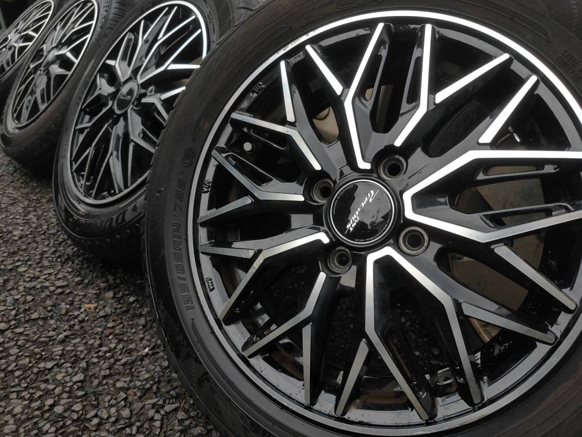  軽自動車サイズ Precious AST M3 プレシャスアストM3 14インチ4.5J+45 4穴PCD100 155/65R14タイヤ付4本セット(ラジアルタイヤ)｜売買されたオークション情報、yahooの商品情報をアーカイブ公開 - オークフ 4穴