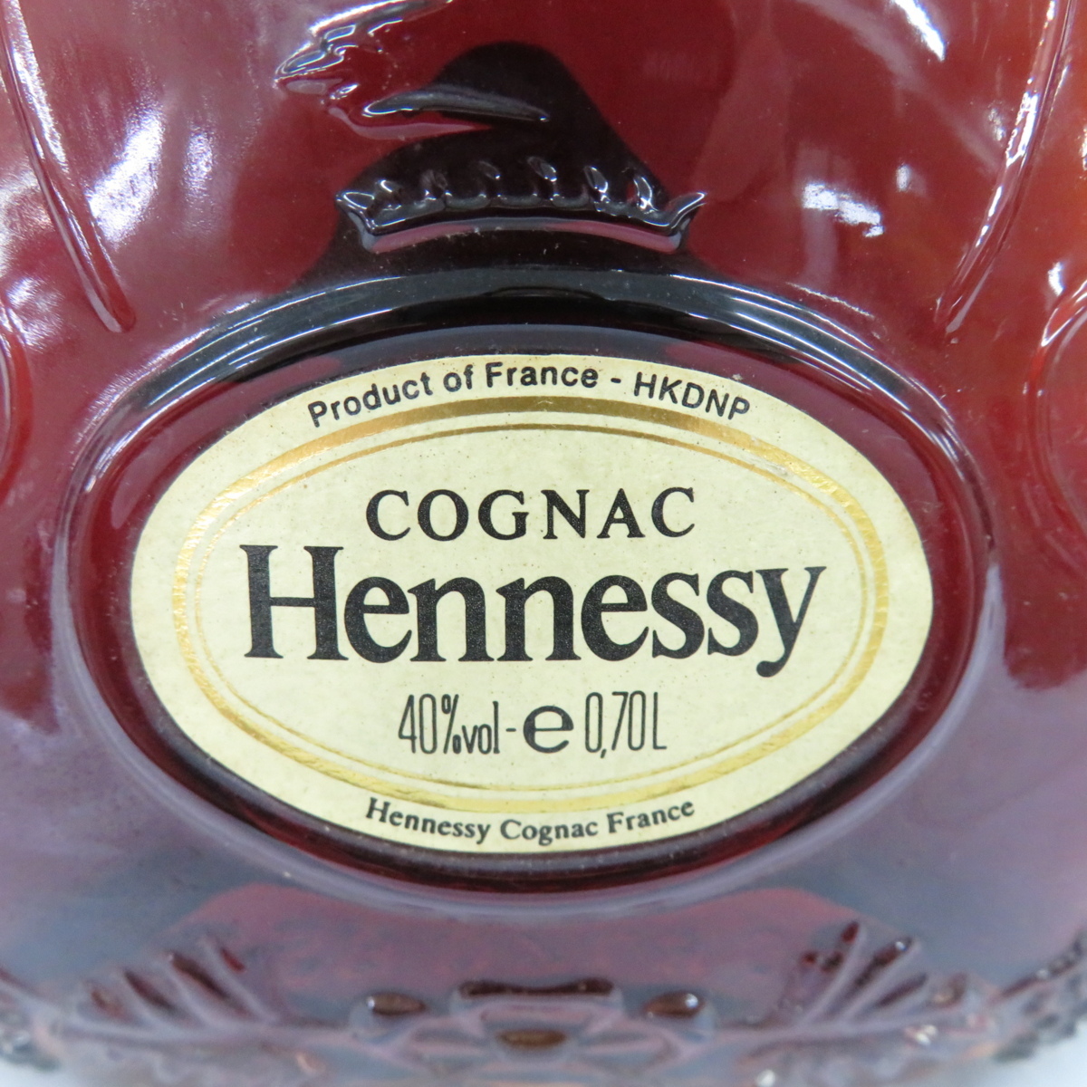 未開栓】Hennessy ヘネシー XO 金キャップ クリアボトル ブランデー