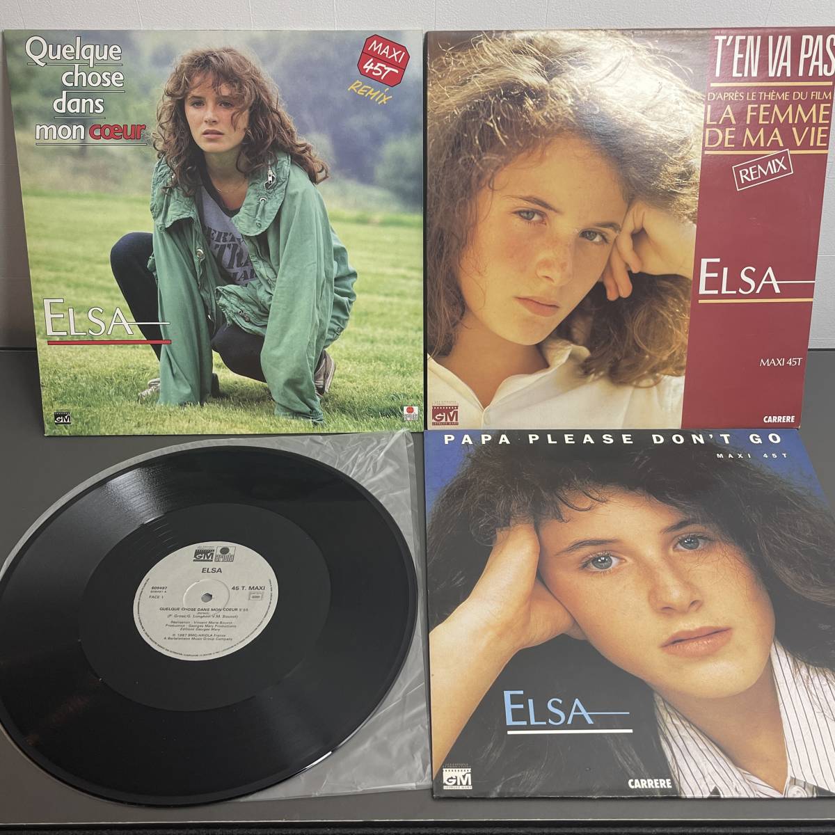 【安い】 フレンチポップ LPレコード ３枚 エルザ ランギーニ Elsa Lunghini Papa Please Don't Go 悲しみのヴァイオリン 哀しみのアダージョ(ロック、ポップス（洋楽）)｜売買されたオークション情報、yahoo その他