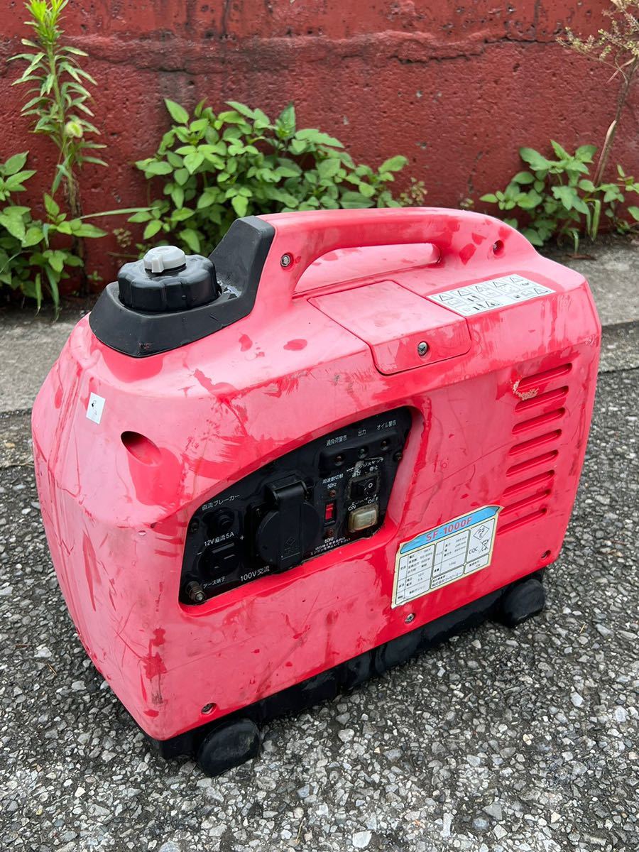 【大人気，大得価】 ワイビーエー インバーター式 ポータブル発電機 100v SF-1000F エンジンをかける事が出来ません した 手を加えてください(インバーター発電機)｜売買されたオークション情報、yahooの商品情報 インバーター発電機