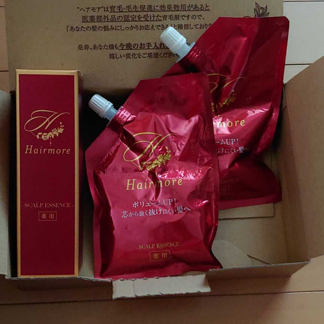安い，お買い得 Hairmore ヘアモア 薬用 スカルプエッセンス 120ml 本体+詰め替え2パック(その他)｜売買されたオークション情報、yahooの商品情報をアーカイブ公開 - オークファン その他