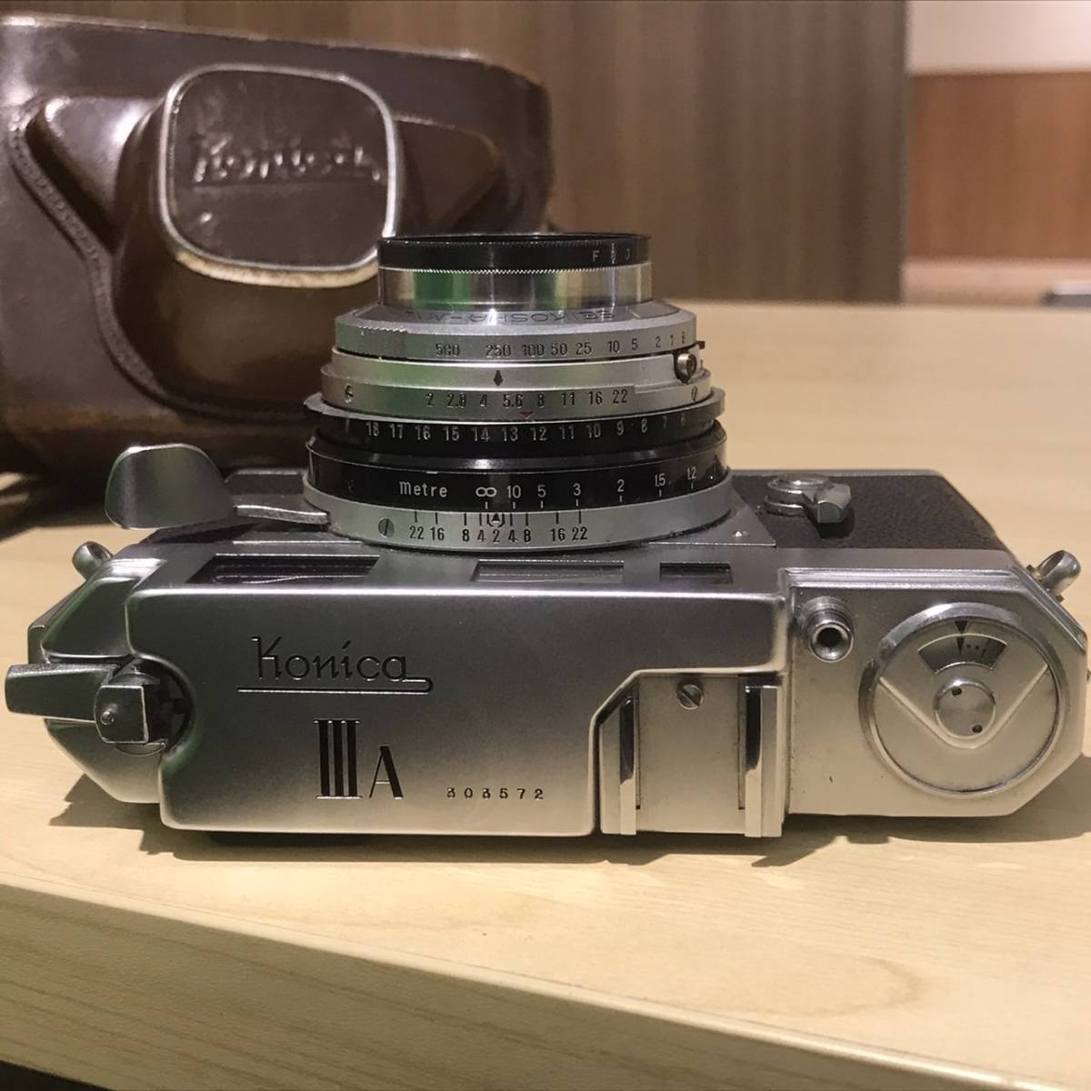 完動・外観美品】コニカ KONICA ⅢA 48mm F/2 フィルムカメラ