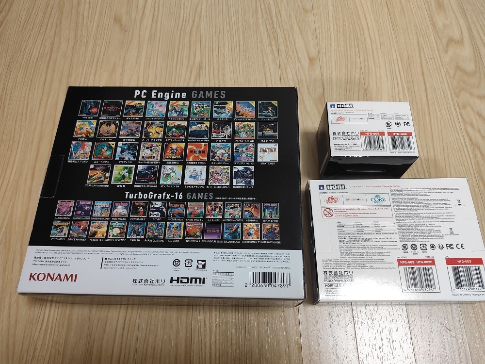 未使用品】PCエンジン ミニ ( PC Engine mini ) + ターボパッド ＋ AC 