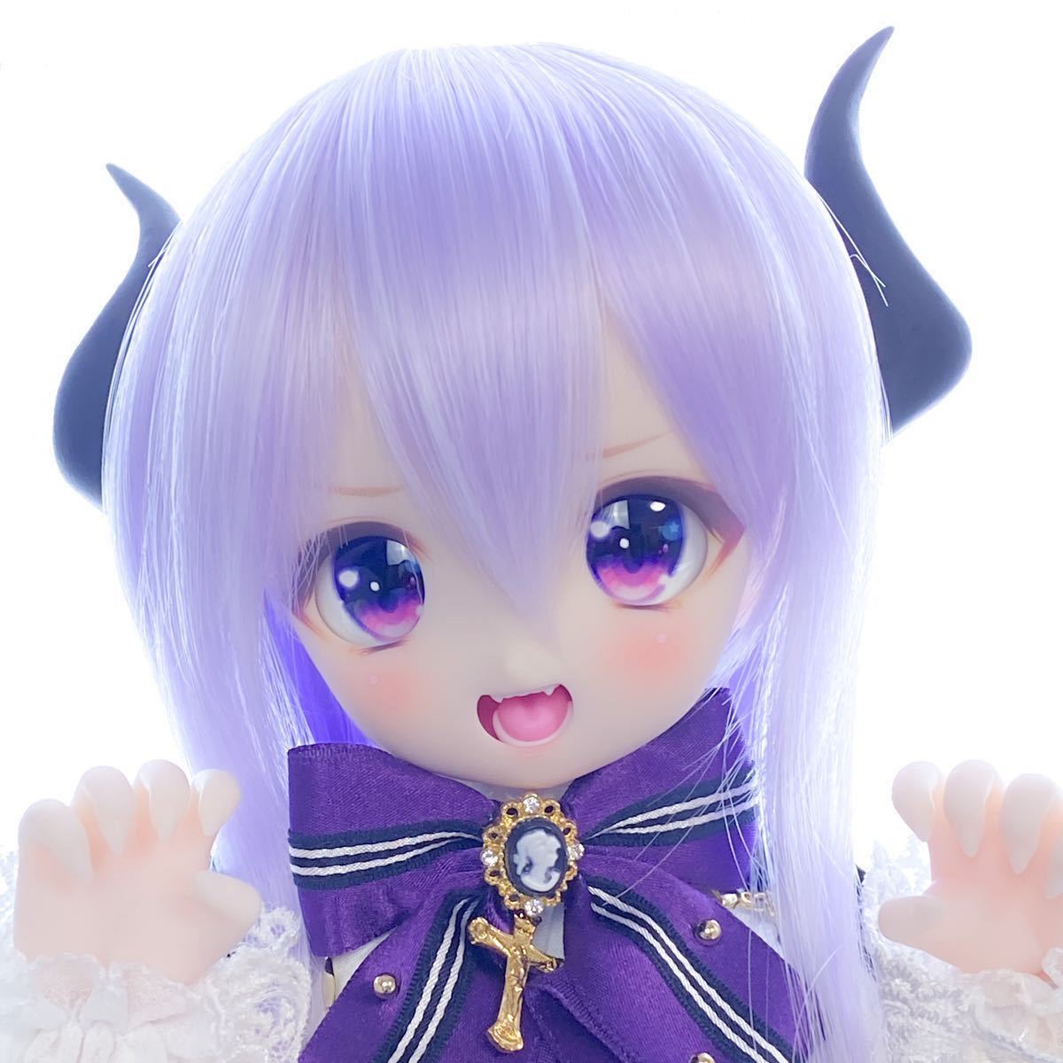 ぽこあどおる】ddh-22 セミホワイト肌 カスタムヘッド アイ付き mdd 