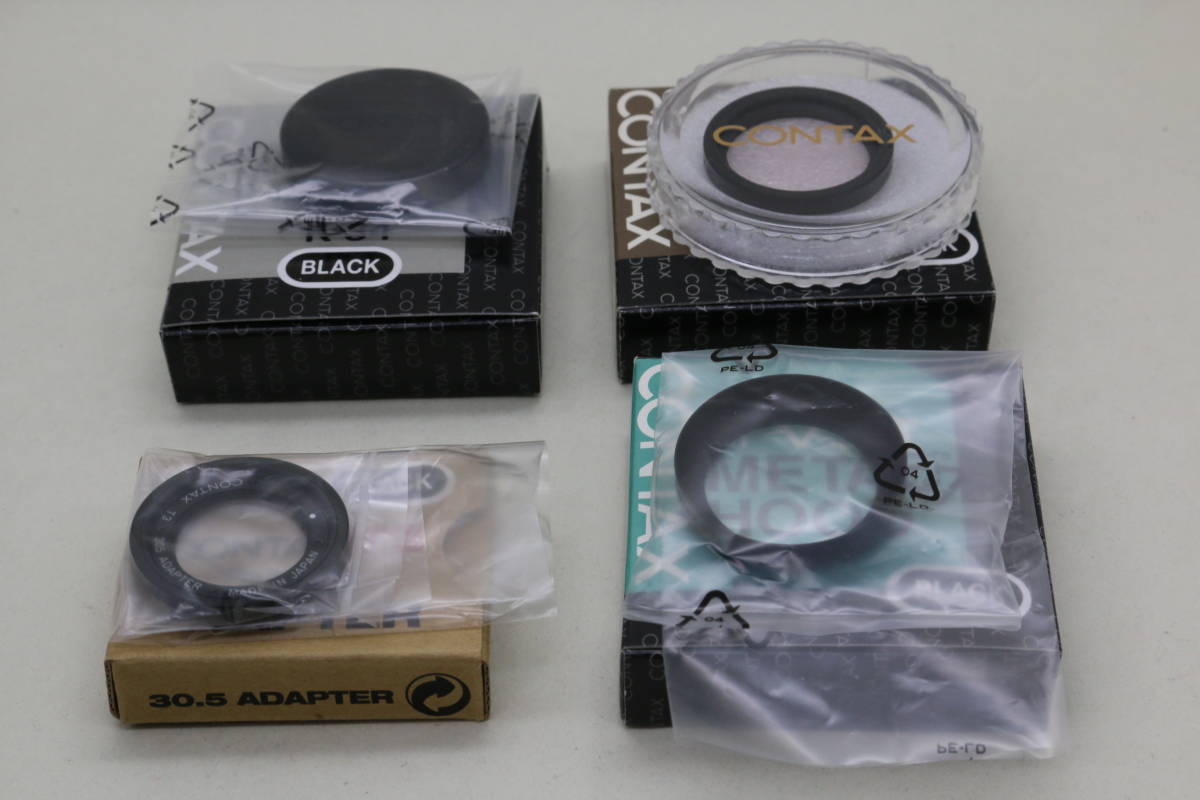 CONTAXコンタックス T3 アダプター30.5 + K-34キャップ+ケース CONTAX