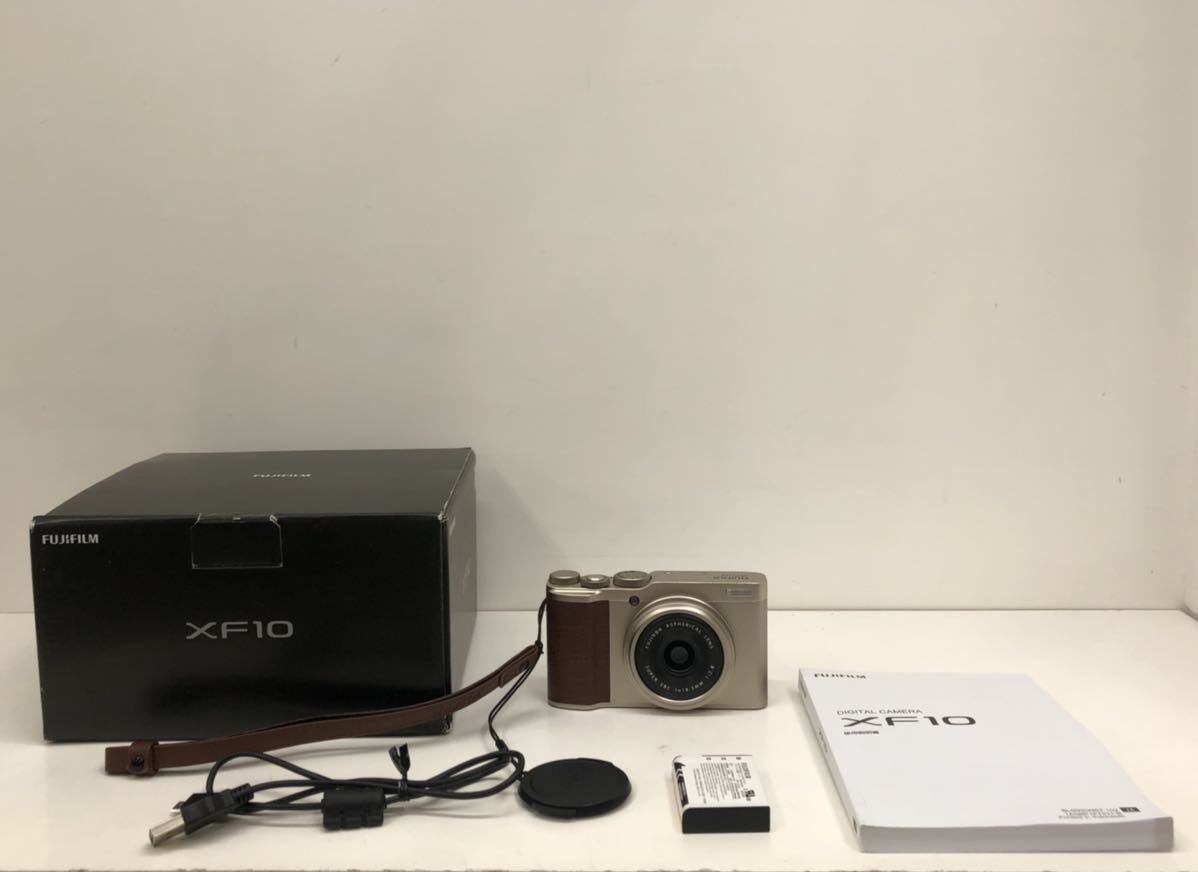 FUJIFILM 富士フイルム デジタルカメラ XF10 シャンパンゴールド FUJIFILM 富士フイルム デジタルカメラ XF10 シャンパンゴールド