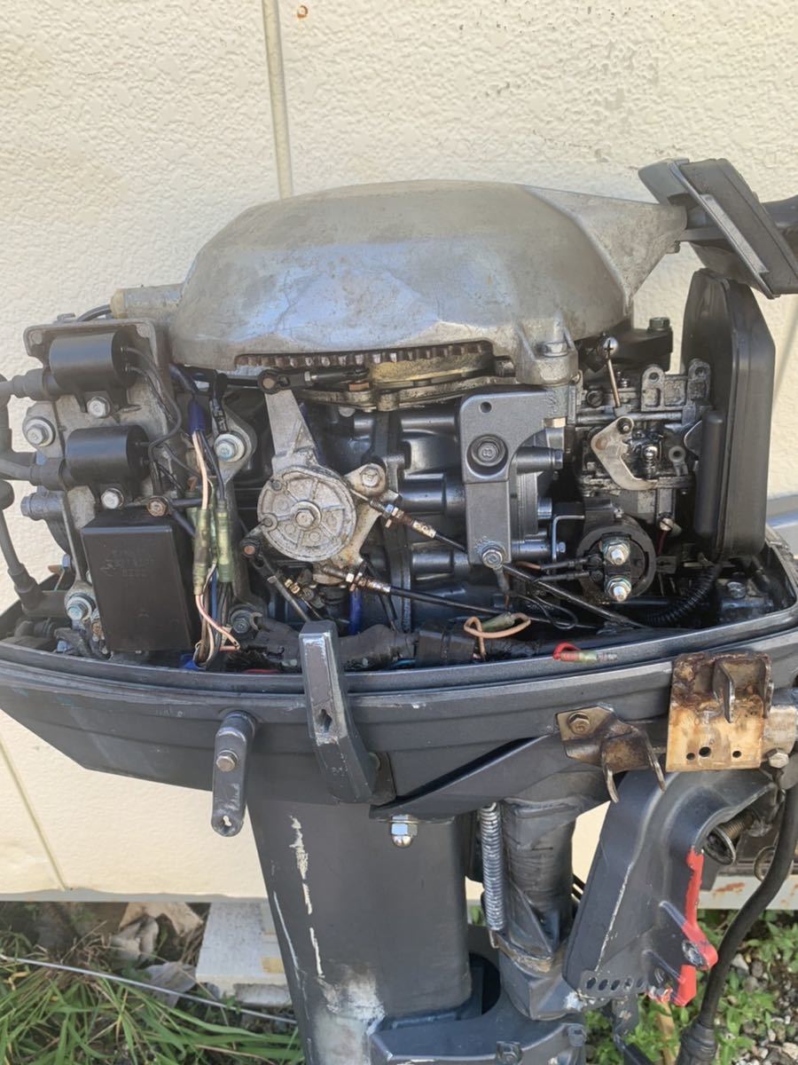 YAMAHA ヤマハ 船外機 2スト 30馬力 CV ジャンク品 部品取り(30馬力 