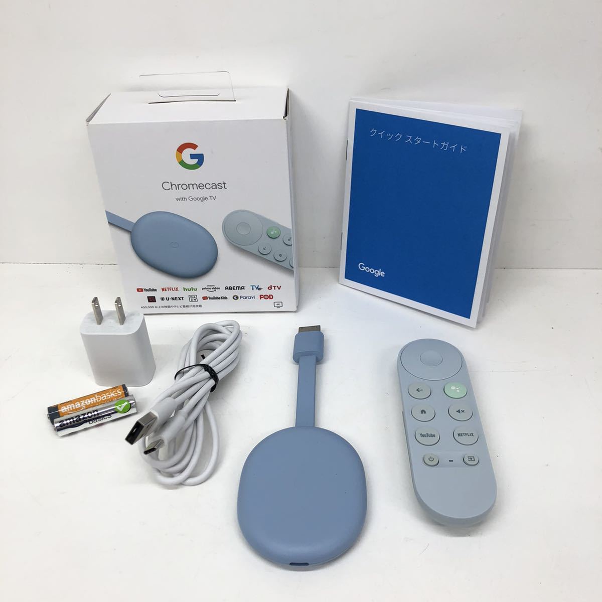 Google グーグル Chromecast クロームキャスト with Google TV GA01923
