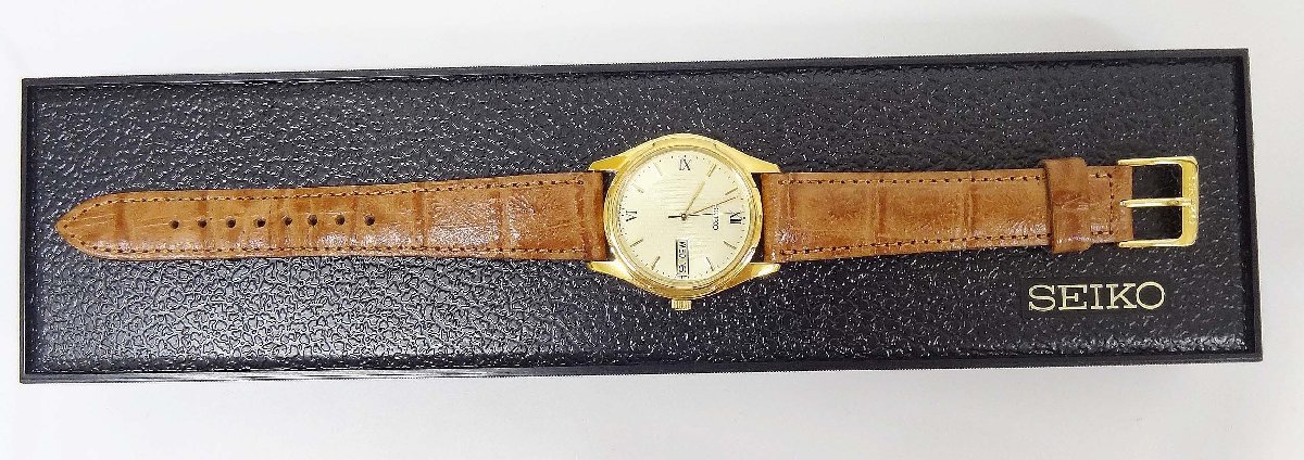 SEIKO セイコー 7N43-6151 腕時計 メンズ クォーツ デイデイト 文字盤 