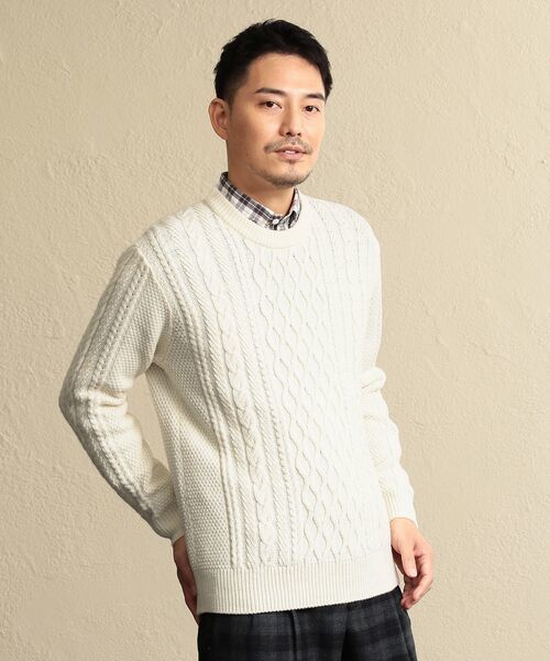 ballantyne ニット arnys charvet HERMES メンズ BALLANTYNE ニット arnys HERMES charvet
