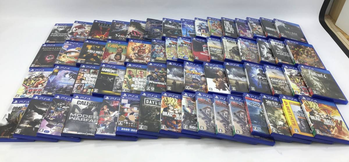 □【ジャンク品】PS4ソフト（アンチャーテッド/コールドオブデューティ
