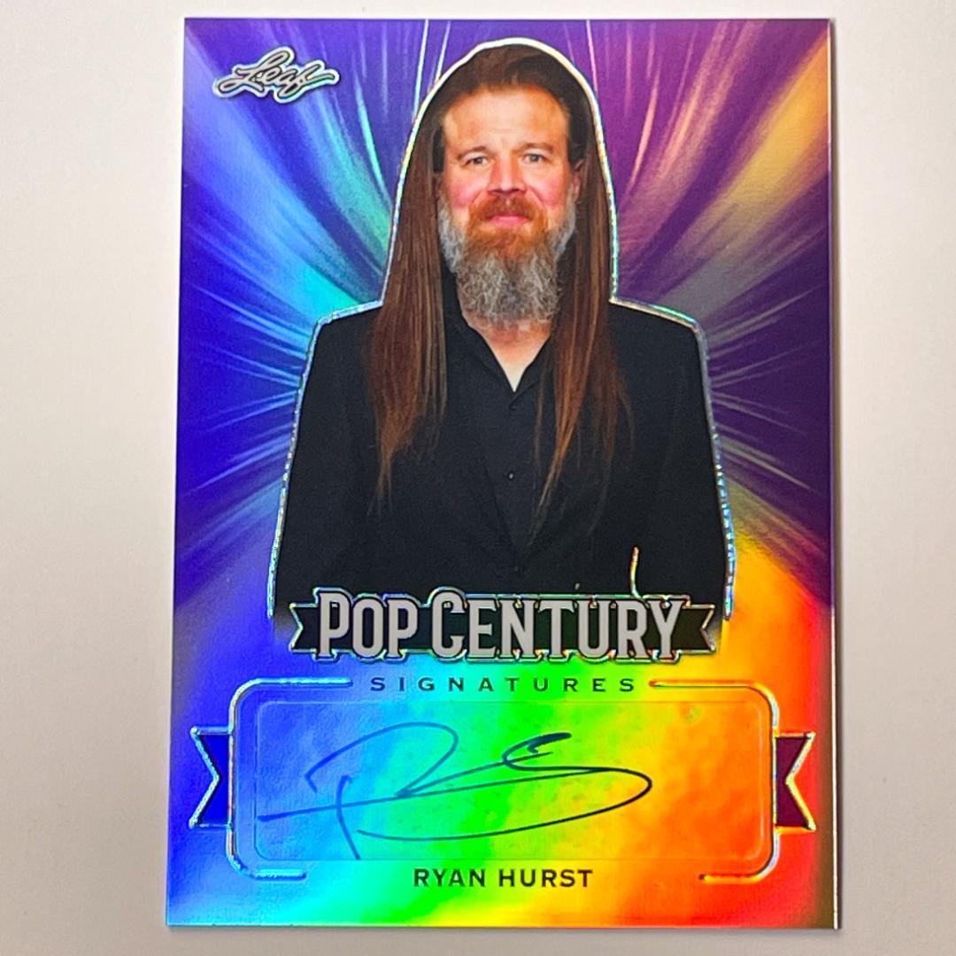 送料無料 /10 サインカード RYAN HURST ライアン・ハースト ウォーキング・デッド -XXXX TAGS LEBRON JORDAN MORANT KOBE ZION AUTO