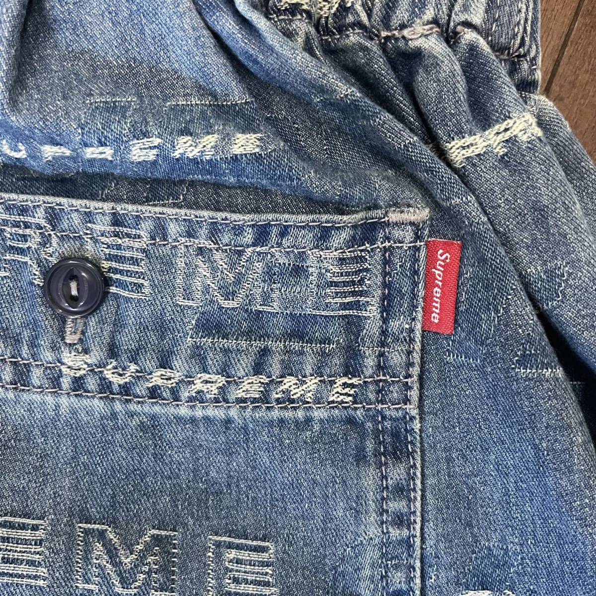 supreme シュプリーム】19FW Dimensions Logo Denime Skate Pant 