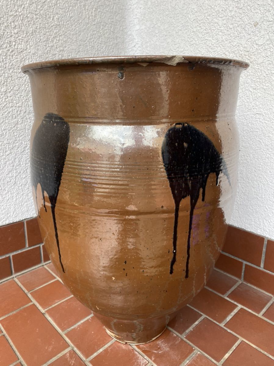 ET447] 水瓶 水かめ 水鉢 メダカ鉢 金魚鉢 睡蓮鉢 ビオトープ 甕 かめ