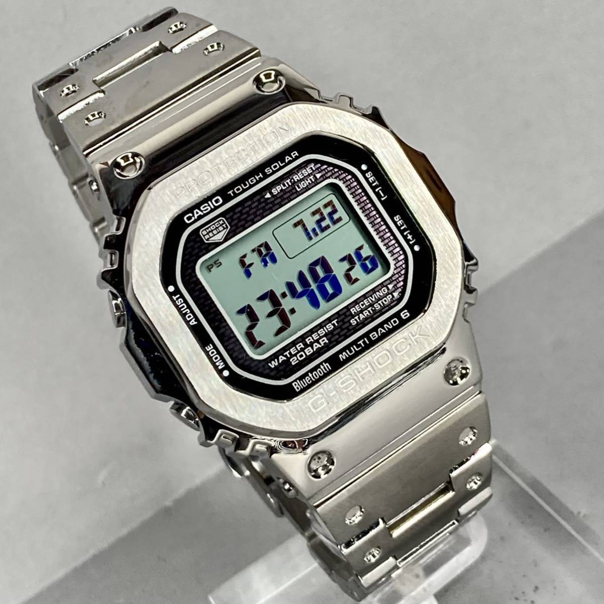 極美品G-SHOCK GMW-B5000D-1JF タフソーラー 電波受信 電波ソーラー 